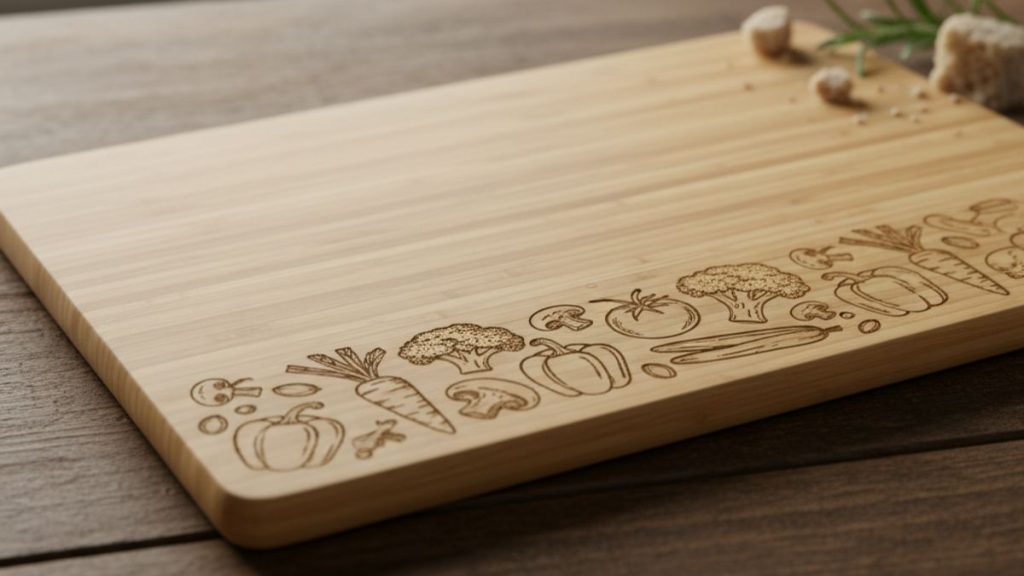 Grabado láser en tablas para cortar personalizadas para tu cocina